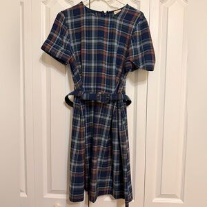 Daniel Cremieux Plaid Dress - Blue, Red, Green